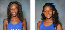Destinee Showell and Karley Picou